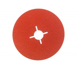 Керамический фибровый диск со шлицами XF885 (1 шт, 125х22 мм, P120) VSM 004971 