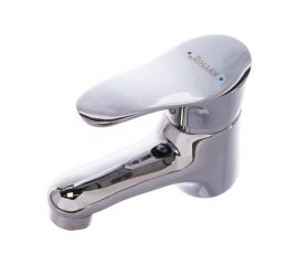 Смеситель для умывальника Zollen Mainz короткий излив, 2 шпильки, картридж 35 мм MA53410522 443386 