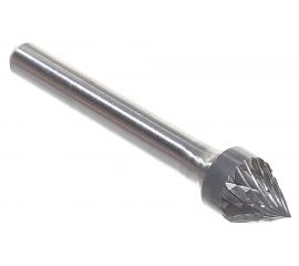 Борфреза твердосплавная зенкер 60 град. с двойной насечкой (10х8 мм; хвостовик 6 мм) ПНЕВМО-ТРЕЙД J1008-M06 