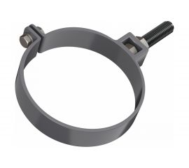 Универсальный хомут трубы Технониколь (ПВХ; длина 180 мм; серый; 1 шт) TN519658 