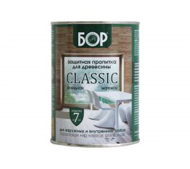 Защитная пропитка для древесины Бор CLASSIC дуб, банка 0,7 кг 4690417078707 