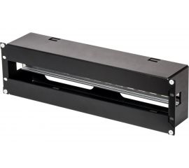 Панель TLK 19 с DIN-рейкой, 3U, черная TLК-EP25-3U-BK 