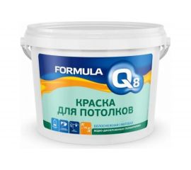 Краска Престиж в/д для потолков 1,5 КГ 8 FORMULA Q8 204025 