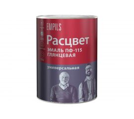 Эмаль Расцвет ПФ-115 серая, 0.9 кг 9749 