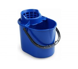 Пластиковое ведро с отжимом TTS 12 литров, синее 00005271 