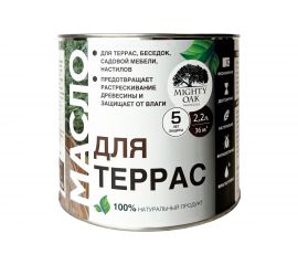 Масло для террас MIGHTY OAK (бесцветный; 2,2 л) МО 156 