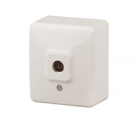 Розетка TV ЭРА 11-3201-02 одиночная, ОУ, IP20, Эксперт, слоновая кость Б0020725 