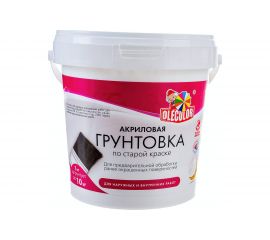 Акриловая грунтовка OLECOLOR по старой краске, 1 кг 4300004533 