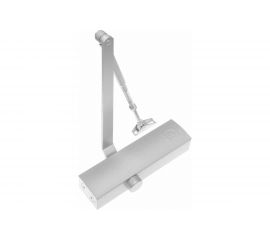 Дверной доводчик Doorlock DL200N BC DC EN2-5 с регулируемыми функциями тормоза открывания, серебристый 75560 