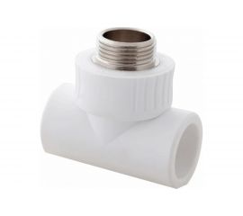 Тройник RTP PN25 комбинированный, наружная резьба D20х1/2" 10753 