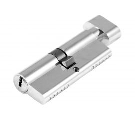 Цилиндр замка DORF ключ/барашек, компьютерный, 5 ключей, никель, 45х45 мм 00-00005746 