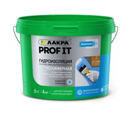 Гидроизоляция полимерная PROF IT 6кг ЛАКРА Лк-00008166 