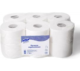 Туалетная бумага Luscan Professional 1-слойная, 12 рулонов 694878 