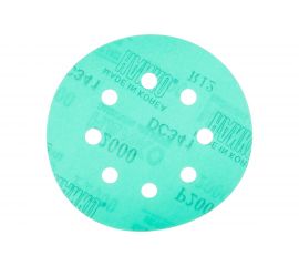 Диск шлифовальный DC341 Film Green (100 шт/уп; 125 мм; 8 отверстий; Р2000) Hanko DC341.125.8.2000 