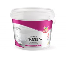 Акриловая шпатлевка OLECOLOR для наружных работ, 9 кг 4300000133 