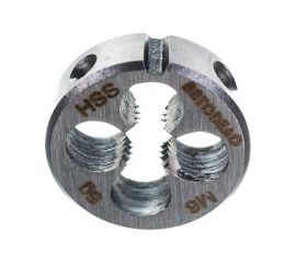 Плашка М6х1.0мм D-20мм HSS4341 АвтоDело 40876 14463 