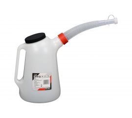 Лейка пластиковая с крышкой 5 л для СТО YATO YT-06985 