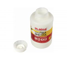 Клей ПВА ЛАЙМА Экстра Суперпрочный 1 кг, керамика, ткань, кожа, дерево, бумага, картон 606432  