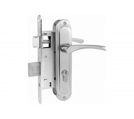 Врезной замок НОРА-М EW 710-55 мм хром 16978 