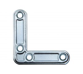 Мебельный плоский уголок ALDEGHI LUIGI SPA 60х60х15 мм, оцинкованный 153AZ66 