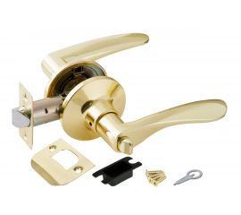 Ручка защелка PUNTO 6020 PB-B фик. золото 34649 