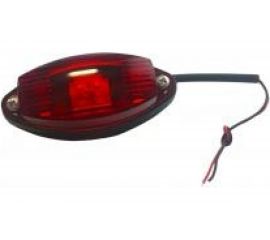 Боковой габаритный светодиодный фонарь ДАЛИ-авто, красный с прокладкой ГФ2-02LED DA-02153 