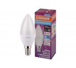 Светодиодная антибактериальная лампа Osram LCCLB40 5,5W/865 230VFR E14 10x1 4058075561397 