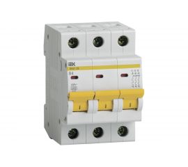Автоматический выключатель IEK ВА47-29, 3Р, 4А, 4,5кА, х-ка В MVA20-3-004-B 