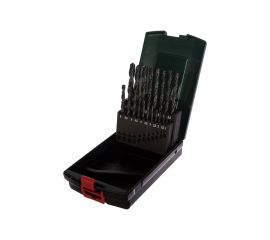 Набор сверл HSS-R по металлу 19 шт. (1-10 мм) Metabo 627164000 