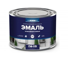 Эмаль PROREMONTT ПФ-115 белая, матовая, 0.5 кг Лк-00009774 