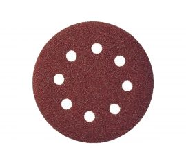 Лист шлифовальный (5 шт; 125 мм; 8 отверстий; Р320) для эксцентриковых шлифмашин REDVERG 6624188 