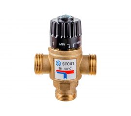 Термостатический смесительный клапан STOUT 3/4 SVM-0120-166020 