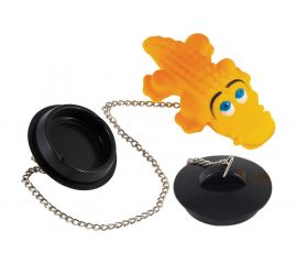 Пробка для ванной Рыжий кот декоративная Крокодил 970056 