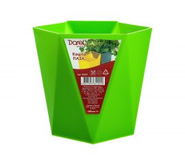 Кашпо Darel Plastic 50601 ПАЗЛ 1 л, 4 шт. 047973 