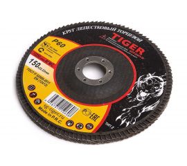 Круг зачистной лепестковый NORMAL (150х22 мм; P60) TIGER ABRASIVE 00-00000140 