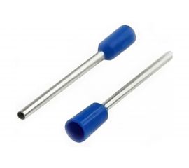 Штыревой втулочный изолированный наконечник REXANT F-18 мм, 0.75 кв.мм, синий 08-1809 