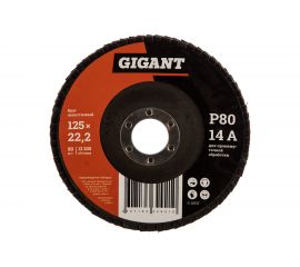 Круг лепестковый (125x22.2 мм; P80) Gigant G-11037 
