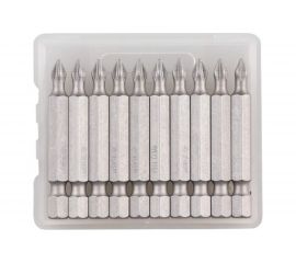 Биты ""МАСТЕР"" кованые 10 шт. (50 мм; PH1; хвостовик E 1/4"") Зубр 26001-1-50-10 