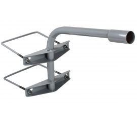 Кронштейн IEK КНО-2 D=48 L=500 на опору, 2 хомута, серый LDKU0D-CR-48-0500-12-K03 