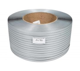 Лента Кордленд ПП, 12х0,8 мм х 1,8 км, 180 кгс, серый, М/ПА PP-00673 