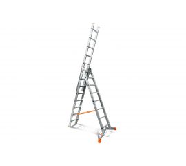 Трехсекционная лестница Эйфель Ювелир 3х8 