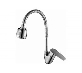 Смеситель для кухни с гибким изливом Rossinka S35-26 