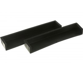 Губки-накладки быстросъемные мягкие для тисков слесарных 100 мм Berger BG BG1347 