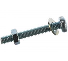 Пакет винт п/ц с гайкой и шайбой Метизный двор цинк м4х30мм 25 шт. 4607173901897 