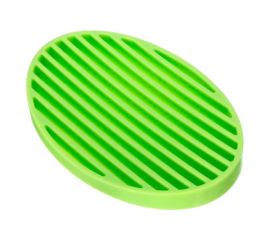 Мыльница SANTRADE силиконовая, зеленый 3428 