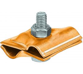 Соединительный зажим EZETEK круглого проводника 8-10мм, латунь 91072 