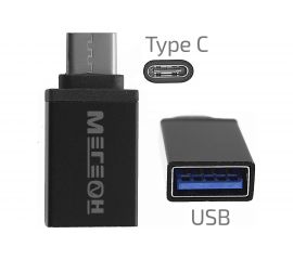 Переходник МЕГЕОН 33201К USB-A мама - USB-C папа к0000020113 