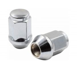 Гайка NORM M12x1.50, H=35 мм, ключ 21 мм, закрытая, хром, 20 шт. 901445 Cr 