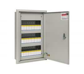 Распределительный встраиваемый щит EKF ЩРв-36з IP30 520х340х120 с замком mb11-36 