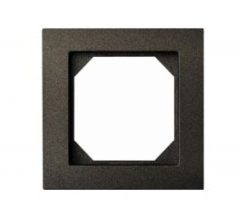 Одноместная рамка LIREGUS Эпсилон 14-245-01 Е/J антрацит 28-116 